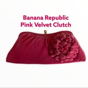 Banana Republic Punk Velvet Clutch